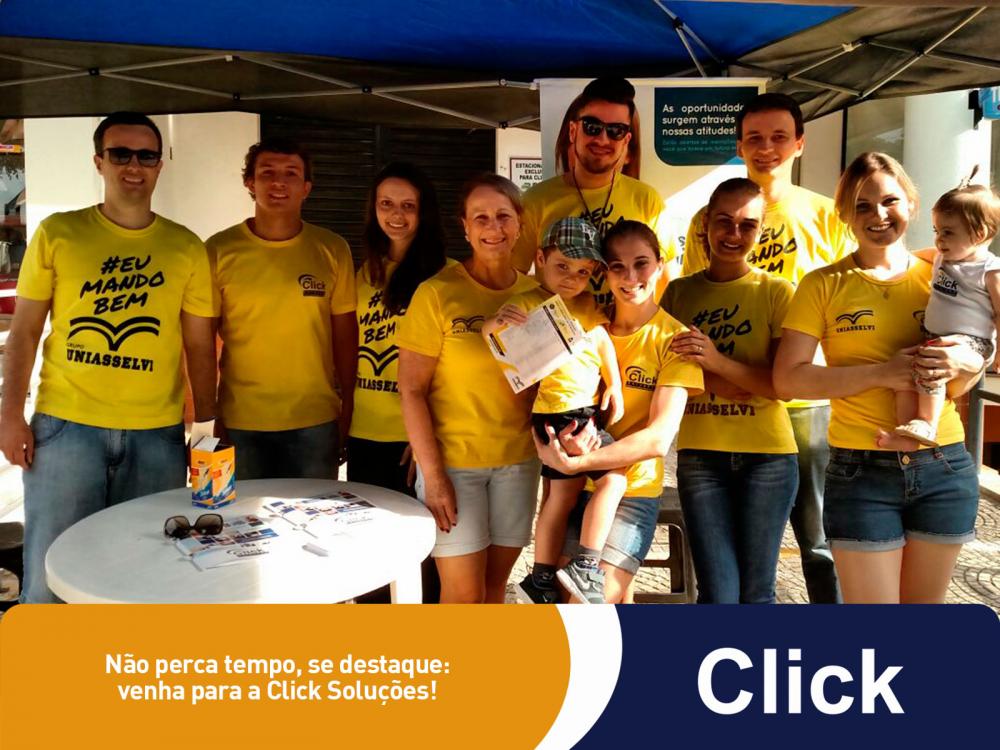 A Click Soluções estará novamente na Praça da Matriz!