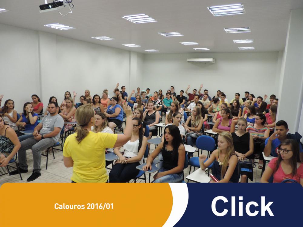 Desejamos as boas vindas aos calouros de 2016/1.