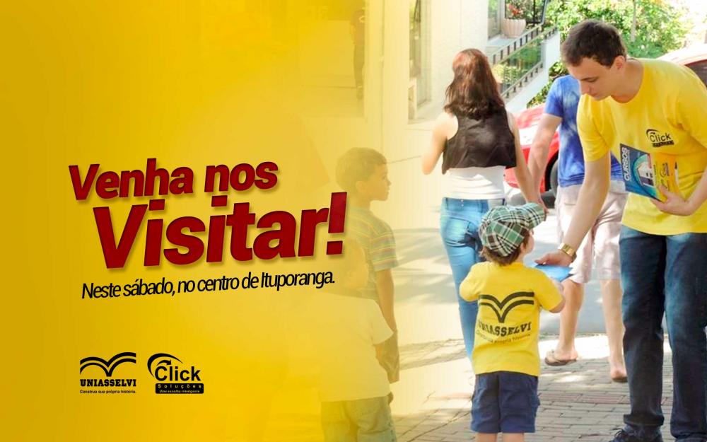 Nesse sábado a Click estará presente no centro de Ituporanga!