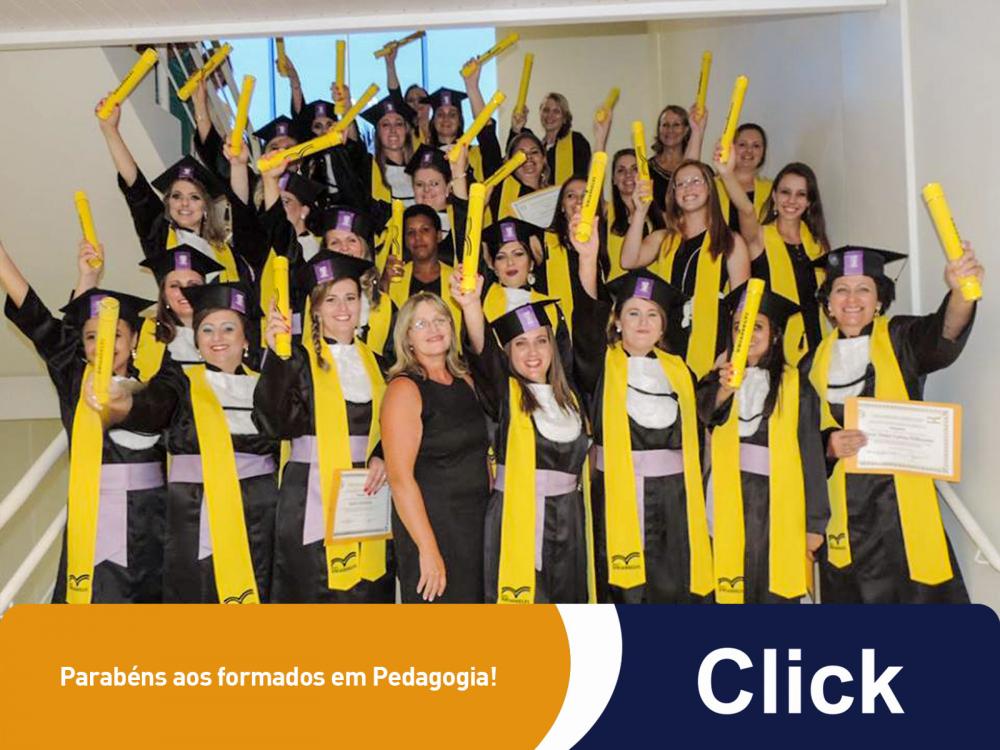 Parabéns aos formados em Pedagogia!