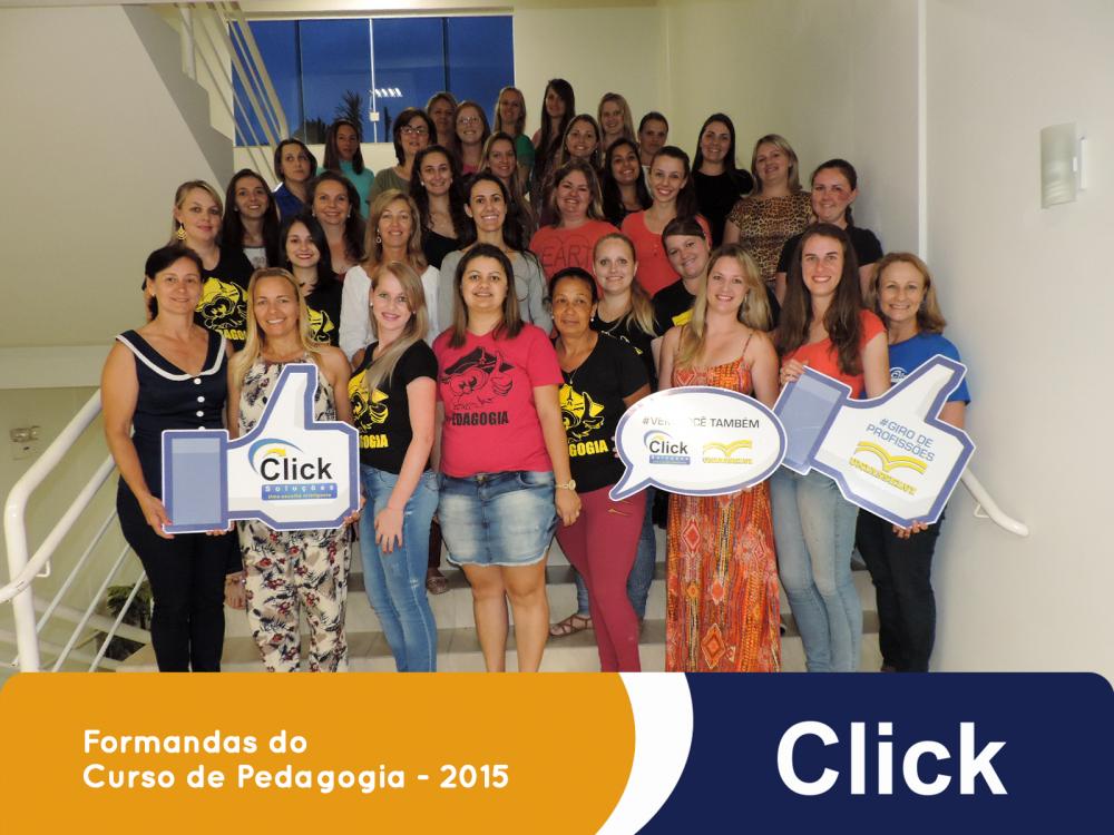Formandas do Curso de Pedagogia - 2015