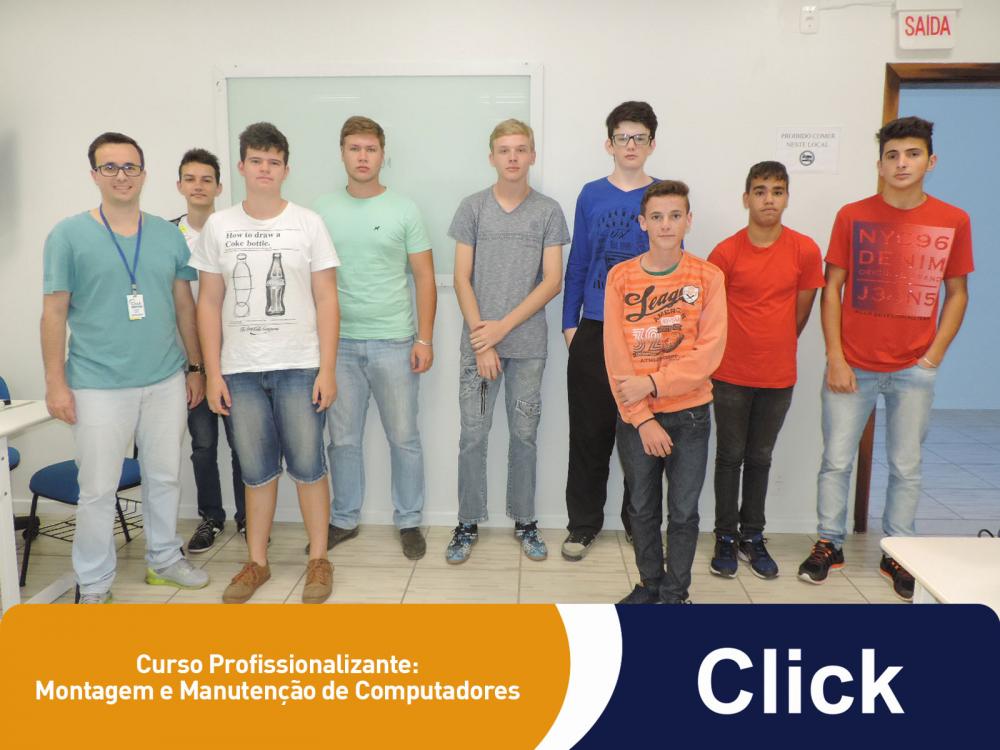Mais um curso profissionalizante começou na Click!