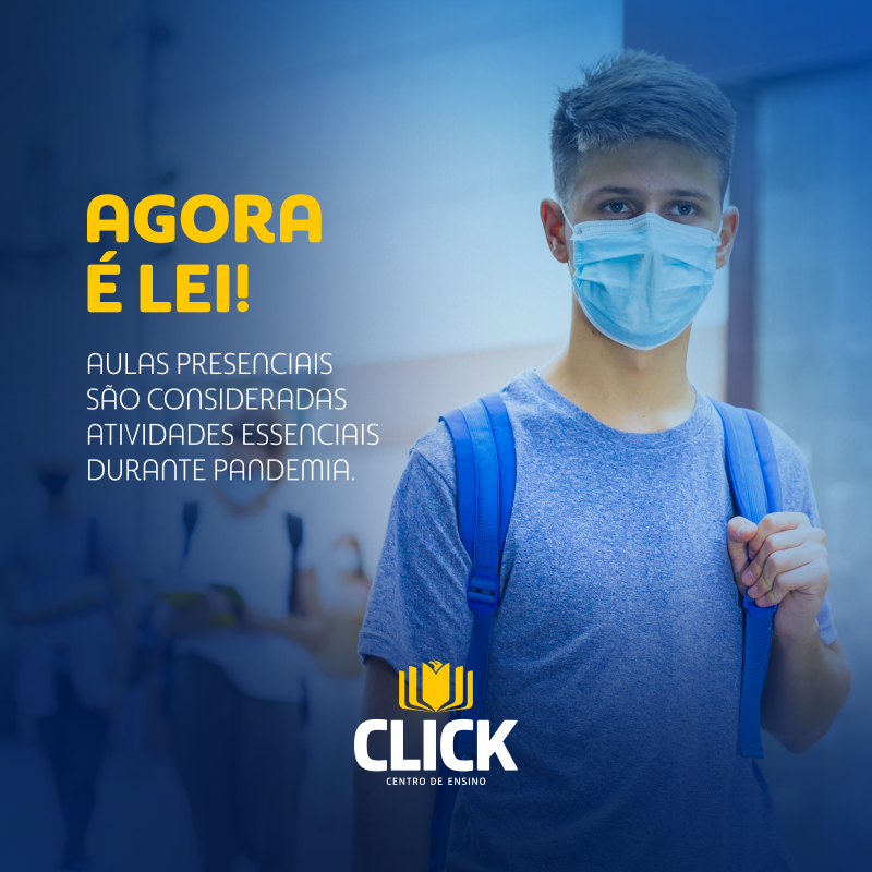Governo de Santa Catarina sanciona Lei que prevê as aulas presenciais como atividades essenciais durante a pandemia do COVID-19.