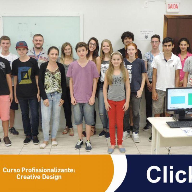  Ontem começaram mais dois cursos profissionalizantes da Click!