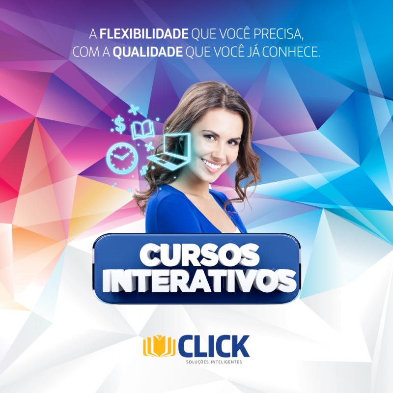 Atenção. Em breve! Cursos Interativos Click Soluções