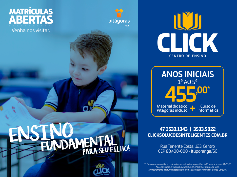 Garanta a melhor educação para o seu filho