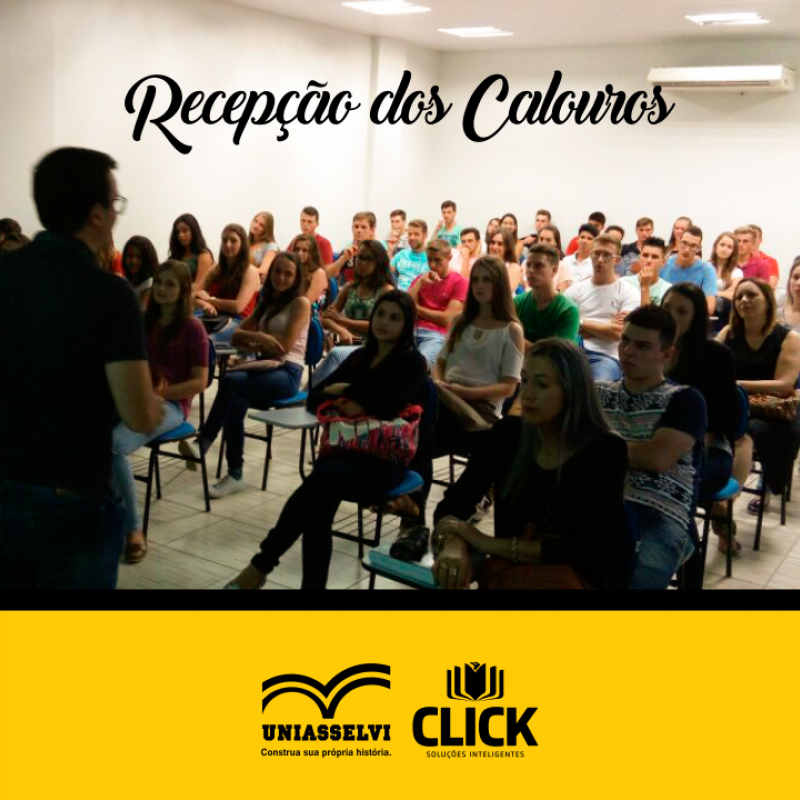 Recepção dos Calouros Click/Uniasselvi 01/2017