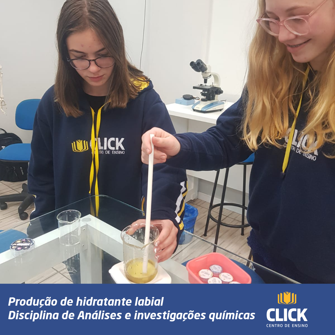 Produção de hidratante labial